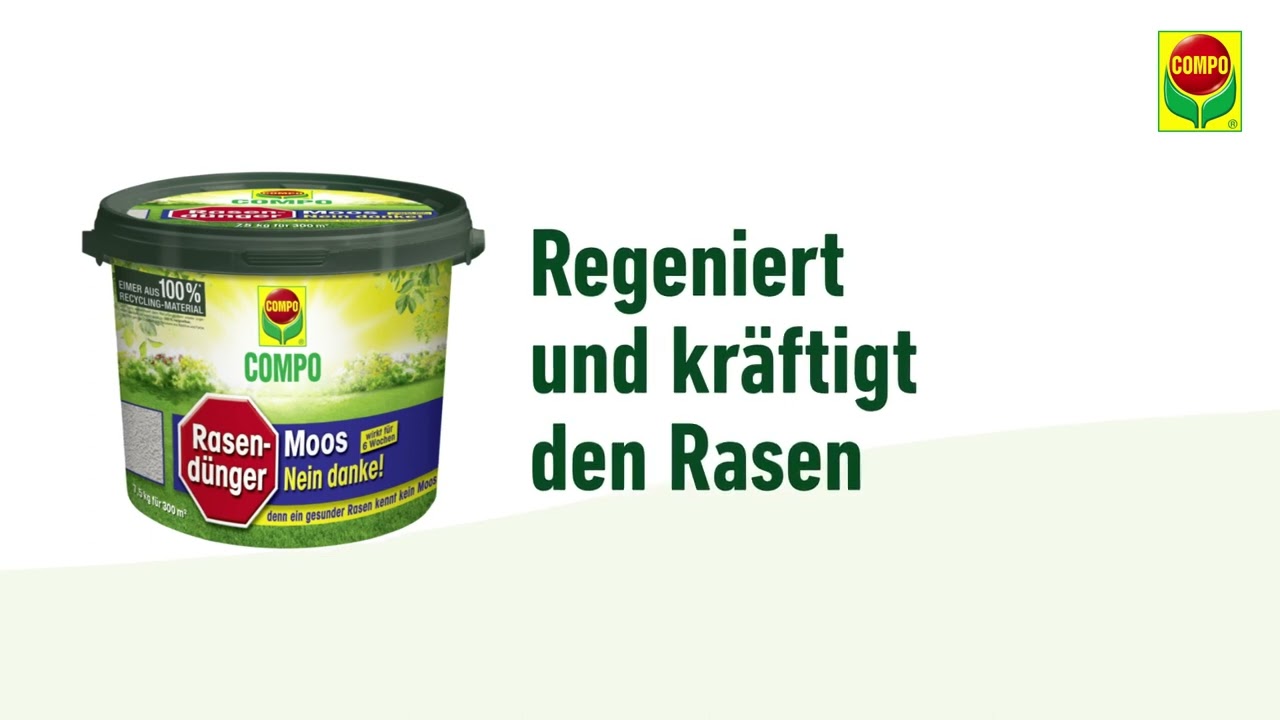 COMPO Rasendnger Moos  Nein danke!
