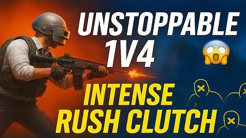 1v4 Against Pro Squad 💥 Unbelievable Clutch in BGMI! | DynoRushGamer