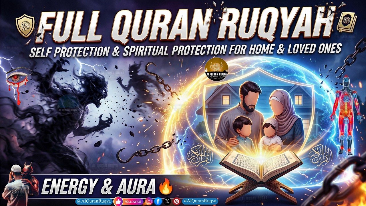 Full Quran Ruqyah for Self Protection & Spiritual Protection for Home & Loved Ones 🔥 Energy & Aura