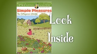Creative Haven Simple Pleasures Coloring Book: The Cottagecore