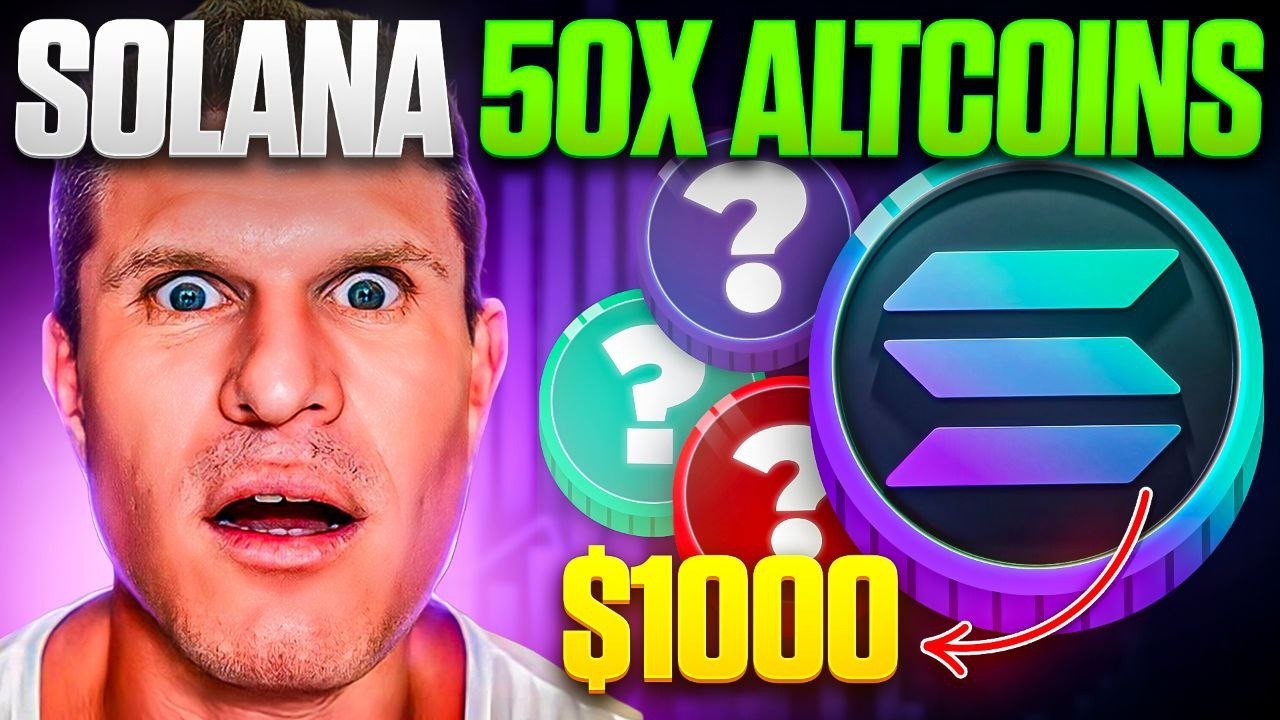 These Solana Altcoins EXPLODE Next! [$1,000 SOL EXPLAINED]