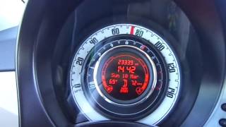 15 mph to 105 mph Fiat 500 Speed Limit Exceeded