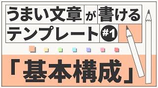 うまい文章が書けるテンプレート（基本構成）