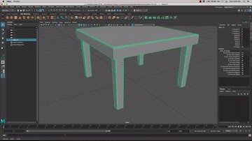Modelling a Table in Maya