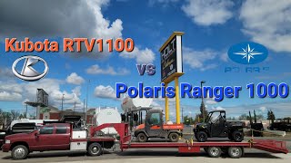 Kubota RTV1100 TURBO vs Polaris Ranger 1000. Totally different machines!