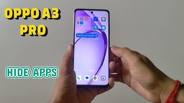 How to Hide Apps in Oppo A3 Pro[ English ]|Hidden Apps settings