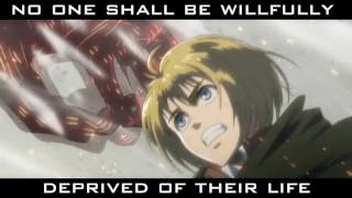Attack On Titan 1&2 AMV - YouSeeBiGGIRL - English Sub Meaning