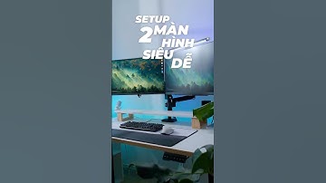 🤟 Arm đôi set up siêu tiên lợi #desksetup #nghiensetup #armmanhinh #hyperworks #mecowastudio