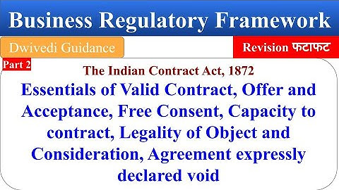 2| Business Regulatory Framework, business regulatory framework bcom, lucknow university, contract