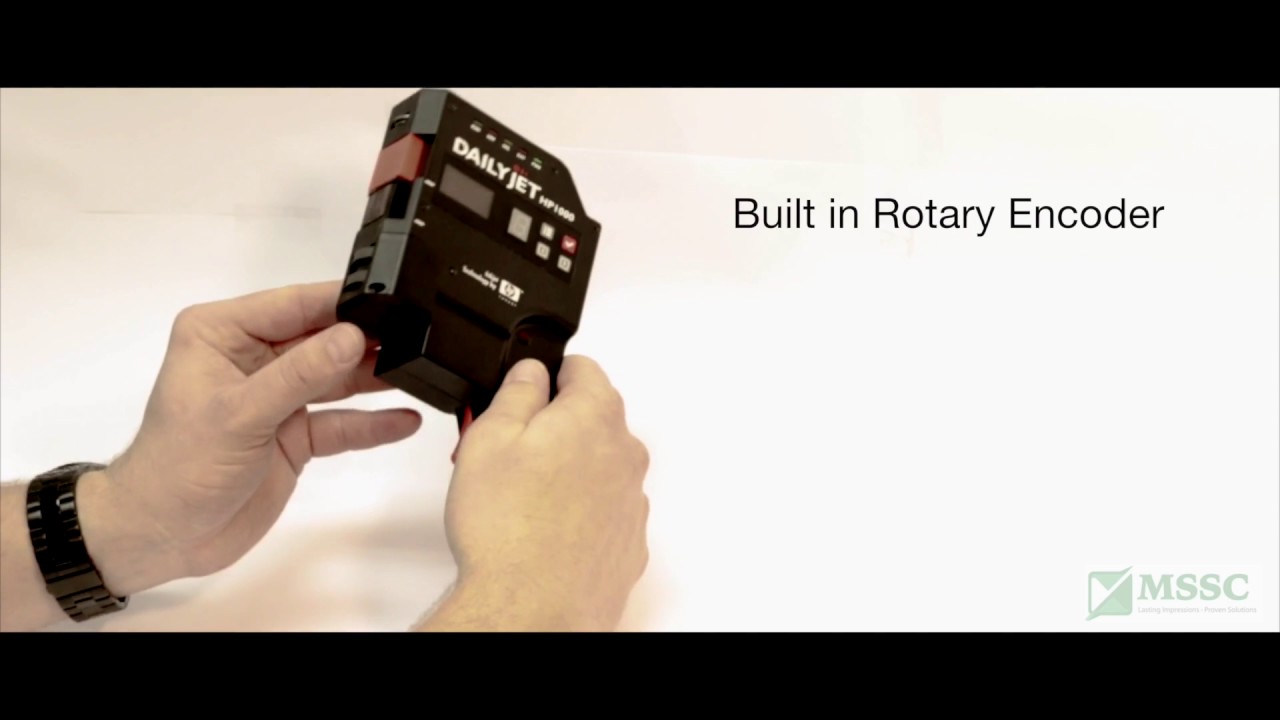 Hand Jet Coder MSSC Daily Jet HP1000 Hand Held Coder Overview - YouTube