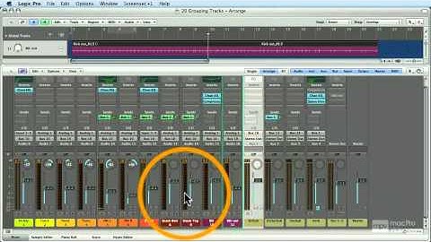 Flex Time Editing - Grouping Trax for Phase Locked Flexing