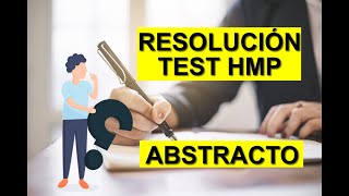 TEST HMP: HABILIDADES MENTALES PRIMARIAS. PRUEBA DE ESPACIAL O ABSTRACTO