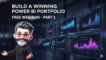 How to build a good Power BI data portfolio - Free webinar  Part 1 dated 17th October, 2025