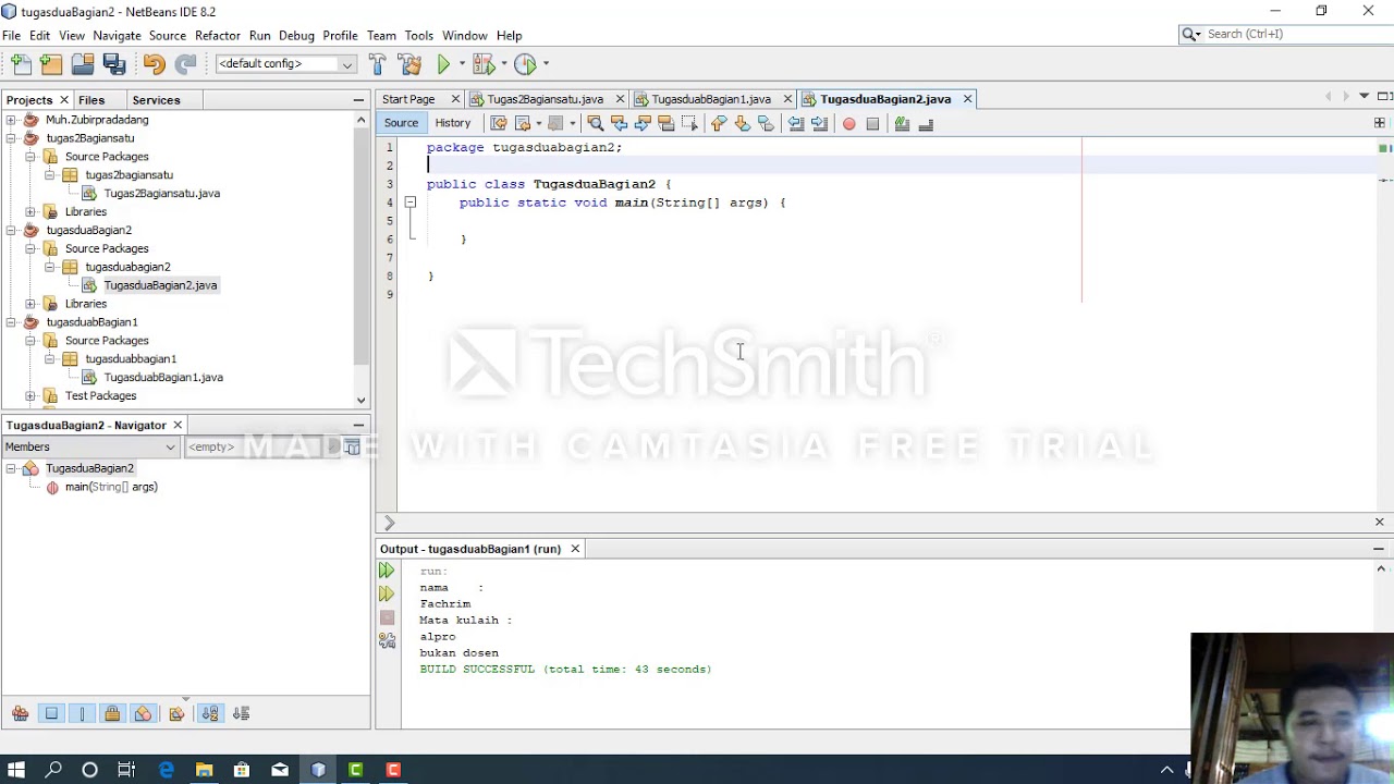 Program mencari nilai UAS menggunakan java - YouTube