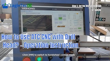How To Use an Automatic Tool Changer (ATC) CNC Router with Drilling Block? -Operation Instruction