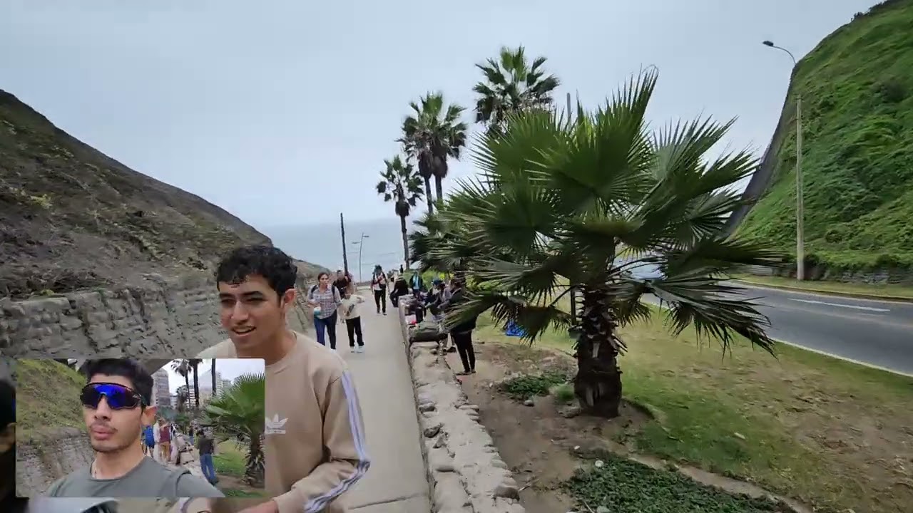 Paseo en Miraflores, Lima, Perú: De la Av. Benavides a las Playas en un Día Soleado de Invierno| PE