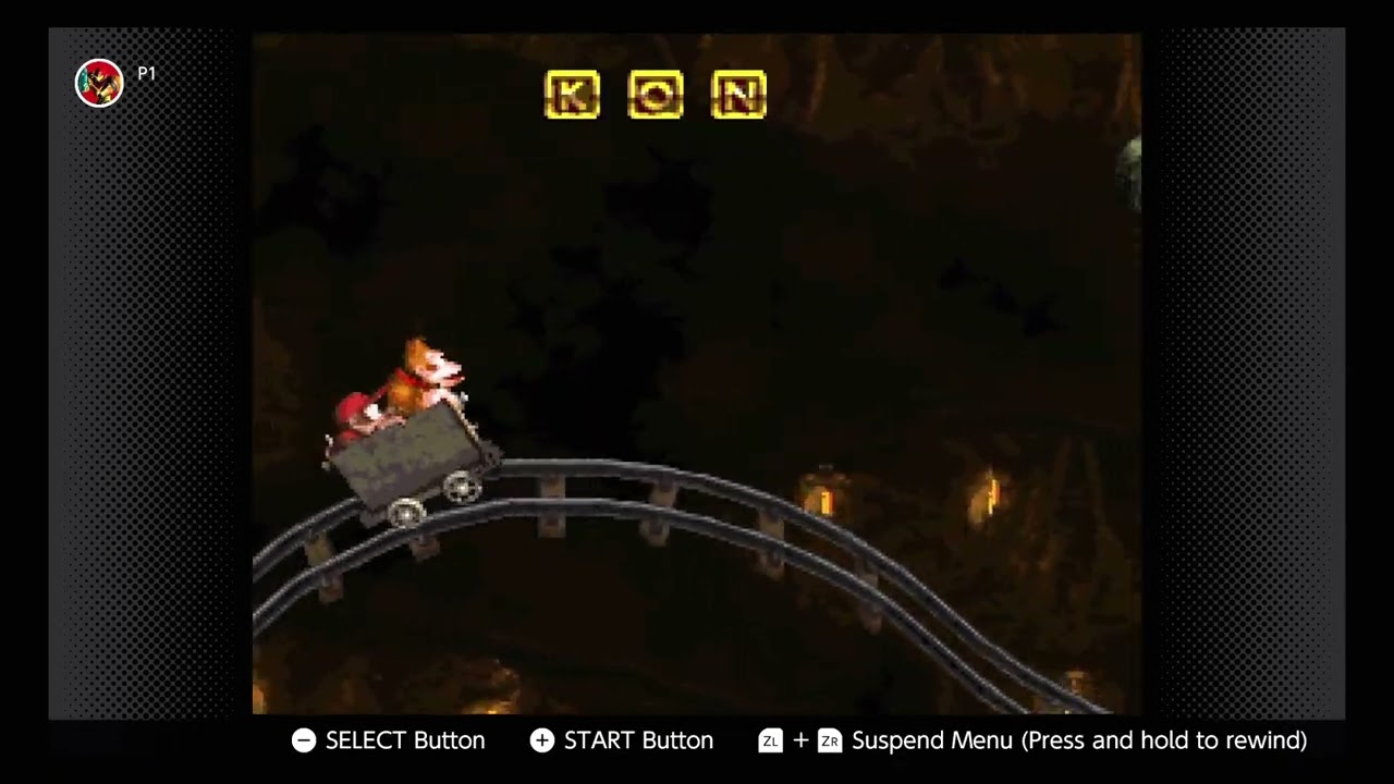 Donkey Kong Country: 5-5 Mine Cart Madness Secret Rooms