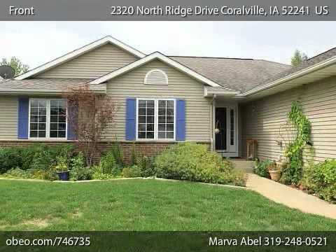 2320 North Ridge Drive, Coralville, IA home video tour