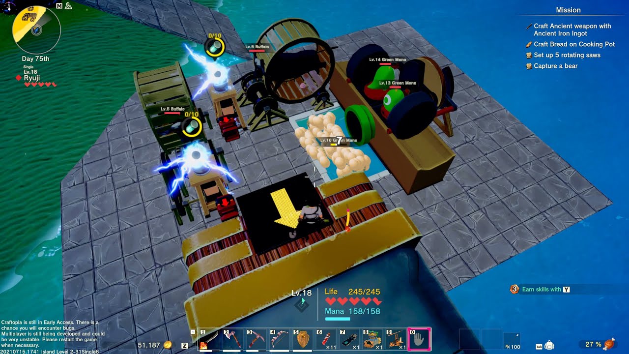 Craftopia - Fully Automated Water and Battery Farm