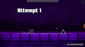 Geometry dash Subzero level 1 Press Start ALL COINS