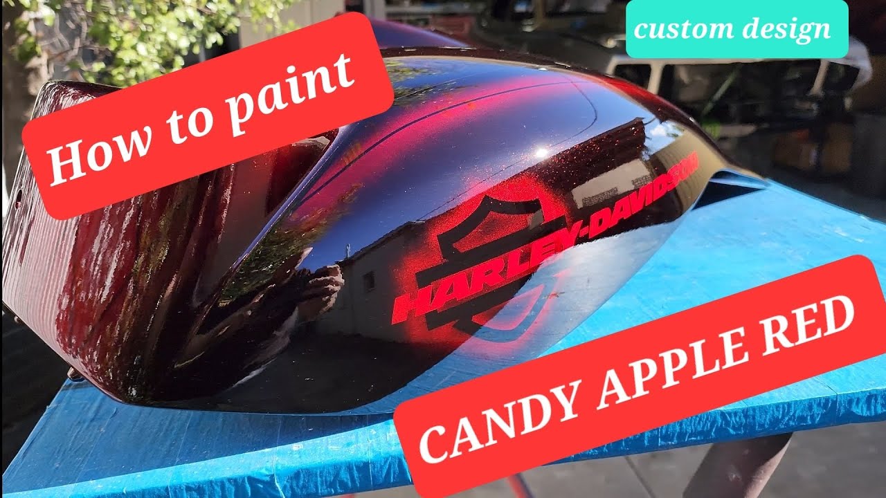 Candy Apple red harleydavidson