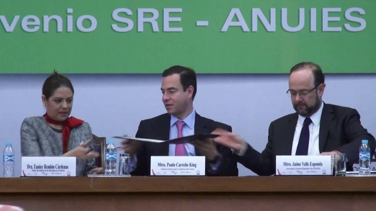 educación a distancia Atestigua Guerra Liera firma de convenio entre la SRE, IME y ANUIES