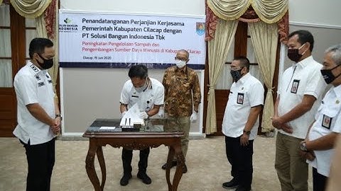 Pertama di Indonesia ada Di Cilacap,  Teknologi  Pengolahan Sampah RDF , ini Penjelasannya