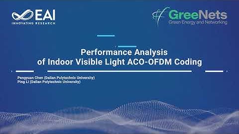 Performance Analysis of Indoor Visible Light ACO-OFDM Coding
