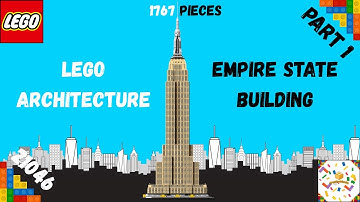 LEGO Empire State Building (21046) Build | Bags 1–3 Skyscraper Progress! 🗽