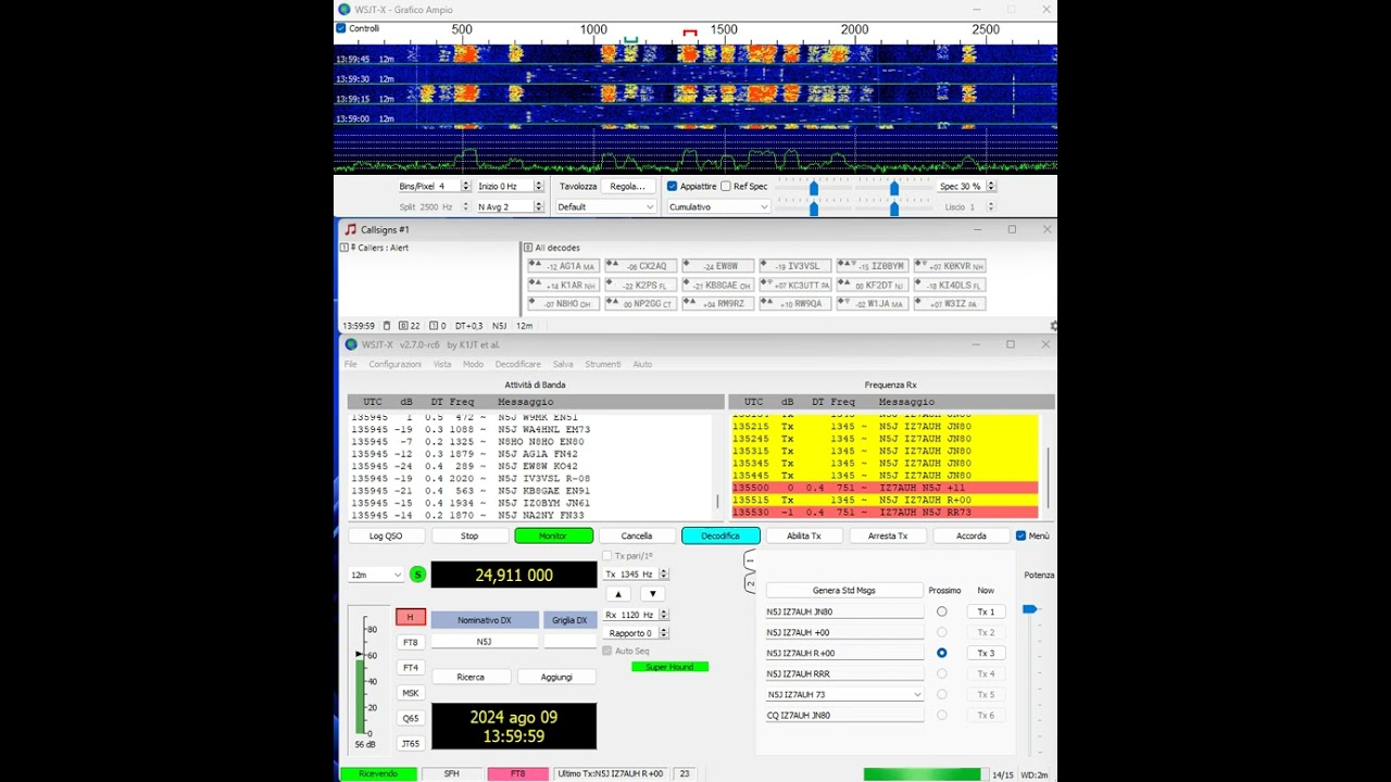 N5J Jarvis island on 12MT FT8 S-FOX