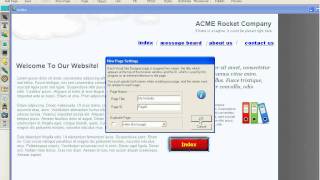 Famous CoffeeCup Visual Site Designer Tutorial 8A Adding HTML code for message forums_etc Profile