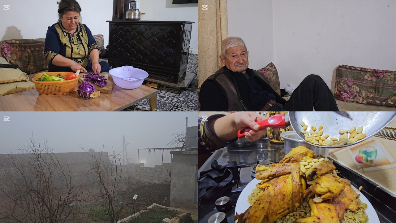 فيديو اليوم أطيب أكلة فريكة مع فروج بالفرن تابعونا لاخير