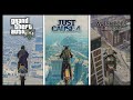 Falling From HIGH PLACES On a BIKE in 10 OPEN-WORLD Games (2002-2022)