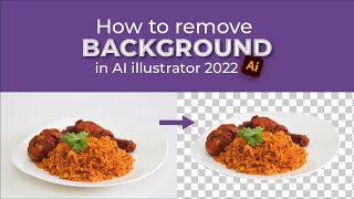 How to Remove BACKGROUND in AI Illustrator 2022 (Using PEN TOOL)