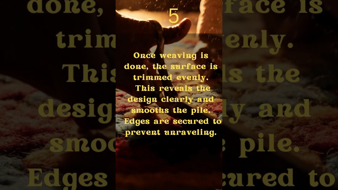 Steps in the Making of a Carpet (Part 2) | Rugology