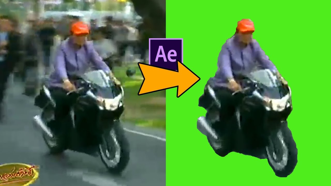 การใช้ Roto Brush Tool ทำ Green Screeen ไว้ใช้งาน - Adobe After Effect