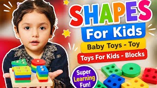 Shapes Learning Toy For Kids 🧩 | Baby Shape Sorter Educational Toy | Fun Learning Activity