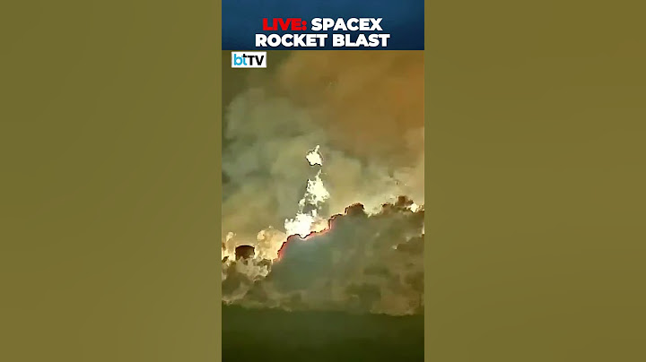 Moment SpaceX Starship Rocket Explodes During Texas Test Flight
