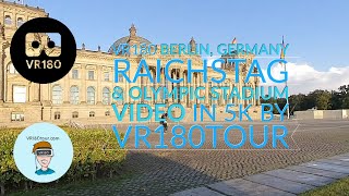 VR180 Berlin Raichstag Olympic Stadium  VR180Tour 5K. Travel video from Berlin, Germany