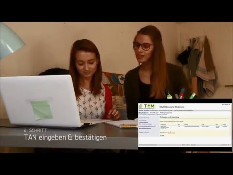 Prüfungsanmeldung an der Technischen Hochschule Mittelhessen (THM)