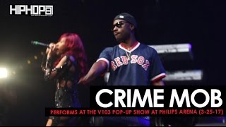 Crime Mob Performs at the V103 Pop-Up Show at Philips Arena (3-25-17)