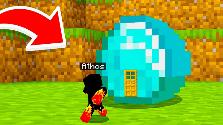 FIZ UMA CASA EM UM DIAMANTE NO MINECRAFT