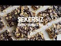 Az maliyetli Enerji/ Granola Bar | Çocuklarınıza Şekersiz Sağlıklı Atıştırmalık Tarifi