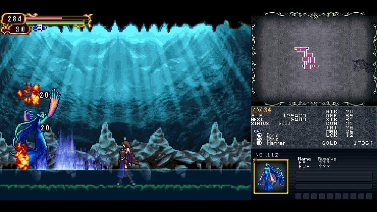 Castlevania: Order Of Ecclesia 014 - Rusalka Boss Fight