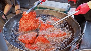 Crispy！Fried Pork with Secret Sauce, Fried Chicken in the Market/晚來呷無！市場炸雞攤, 紅糟肉, 香雞排 - Street Food