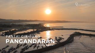 Menikmati Suasana Pagi Hari di Pantai Cikidang, Pantai Timur Pangandaran