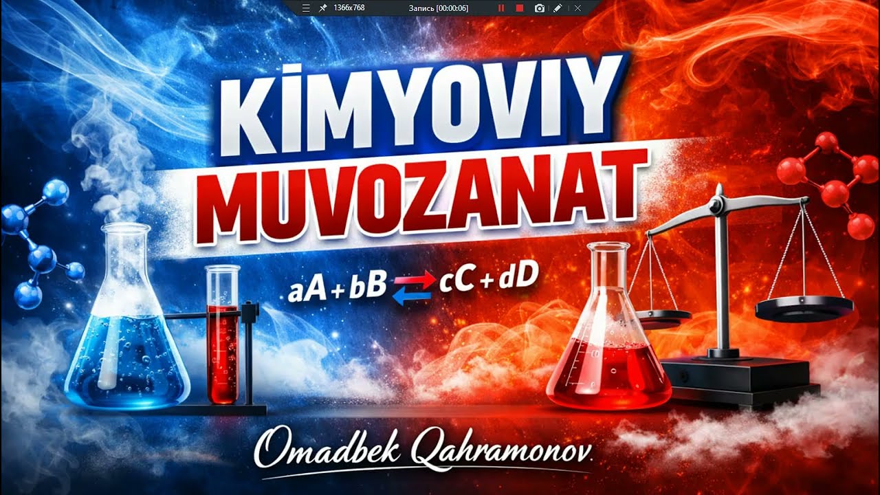 KIMYOVIY MUVOZANAT. OSON VA QISQA TUSHINTIRISH