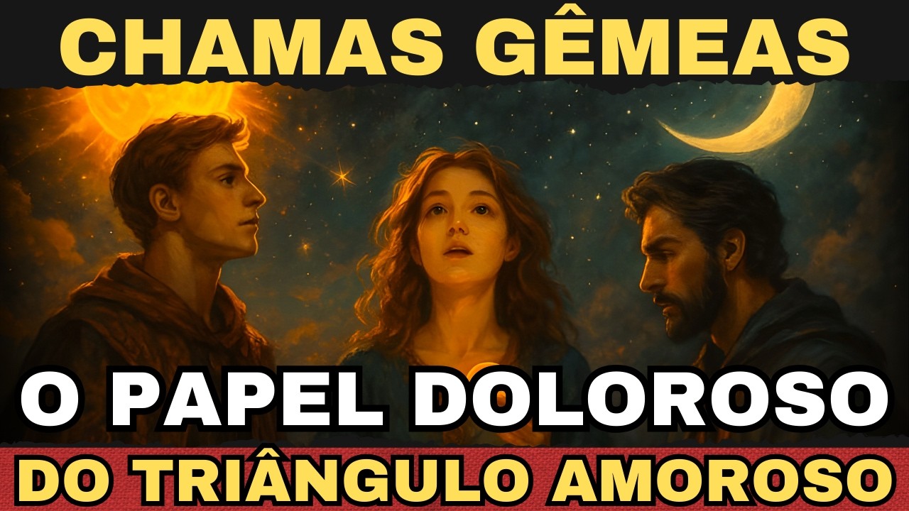 ✨O Papel Doloroso do Triângulo Amoroso nas Conexões de Chamas Gêmeas✨