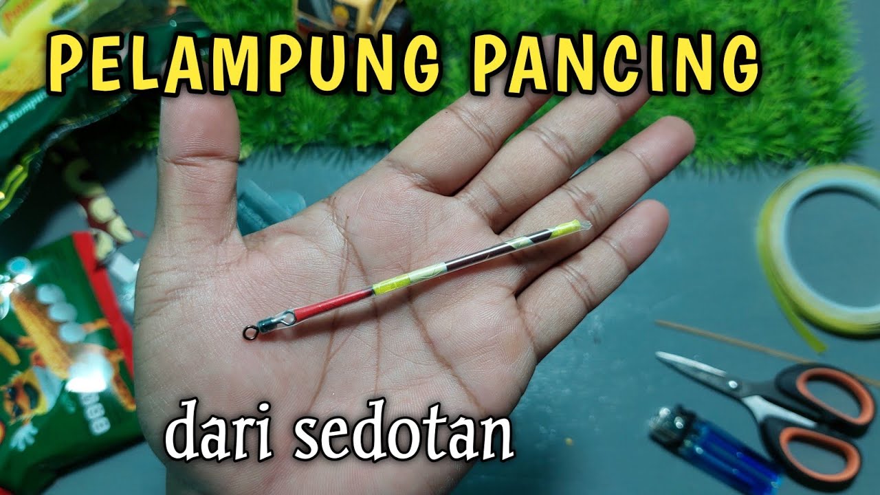 DIY Cara Membuat Pelampung Pancing Dari Pipet Sedotan Plastik YouTube