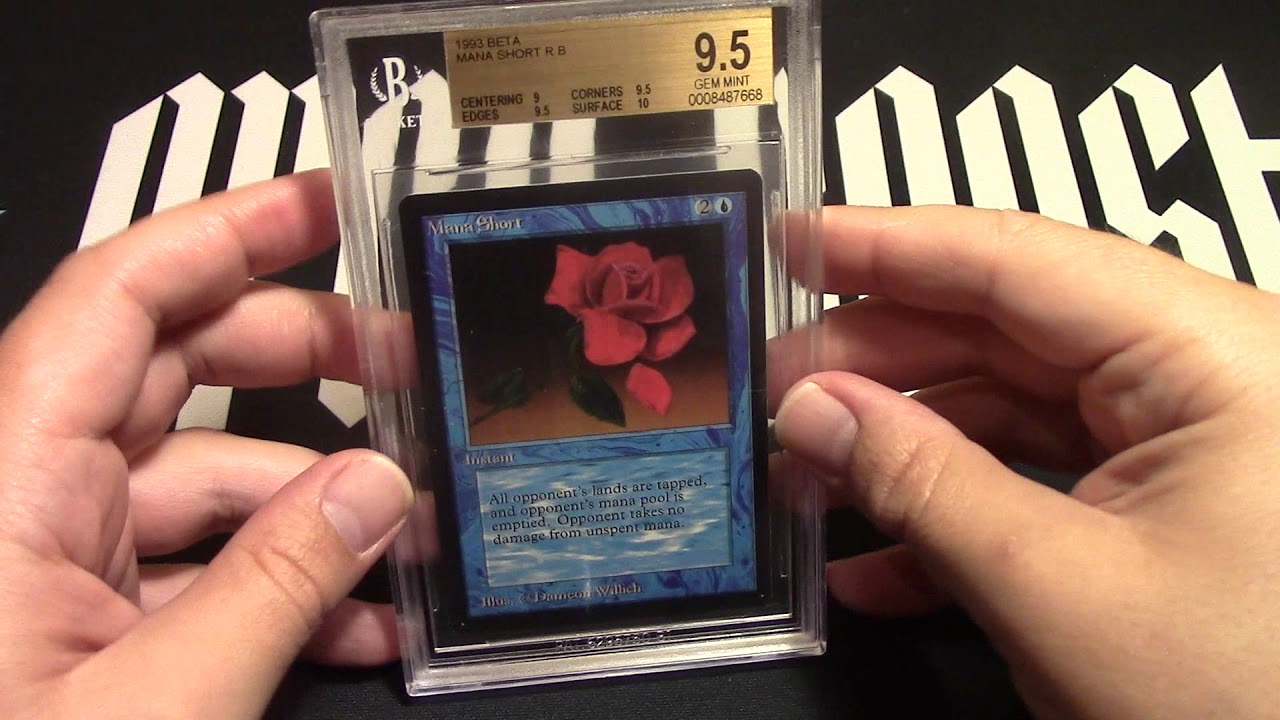 MTG Beta Mana Short BGS 9.5 Up For auction! Short your oppenent